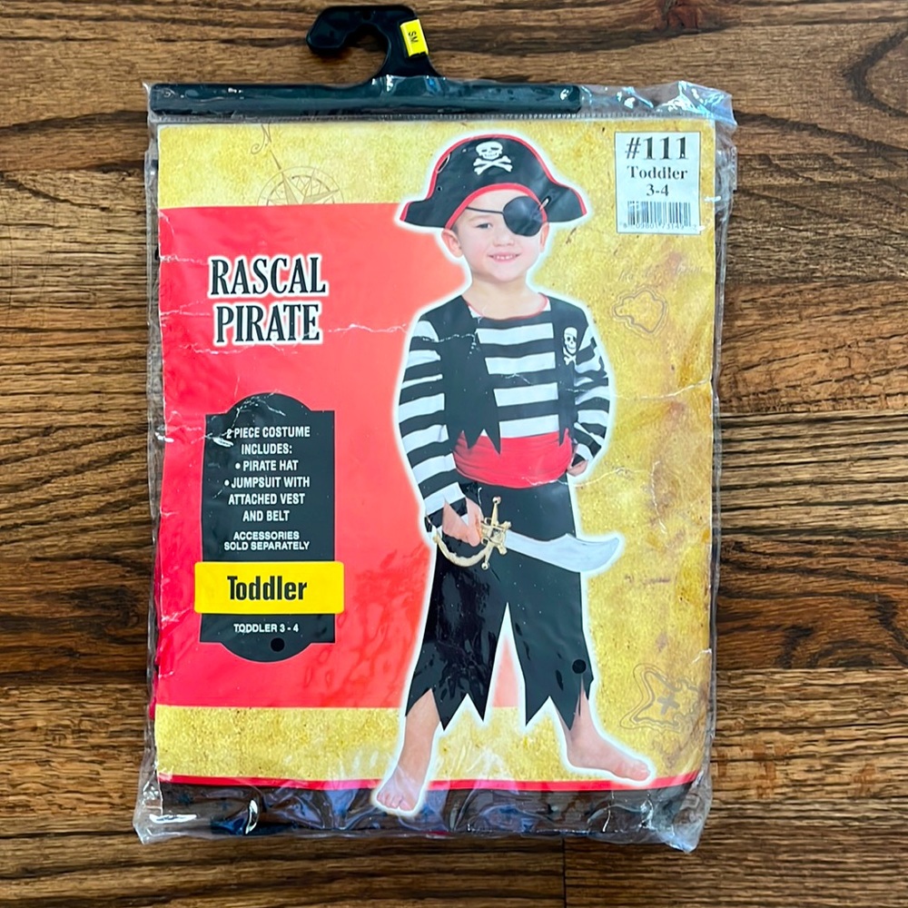 Rascal Pirate Costume - 3-4T